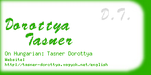 dorottya tasner business card